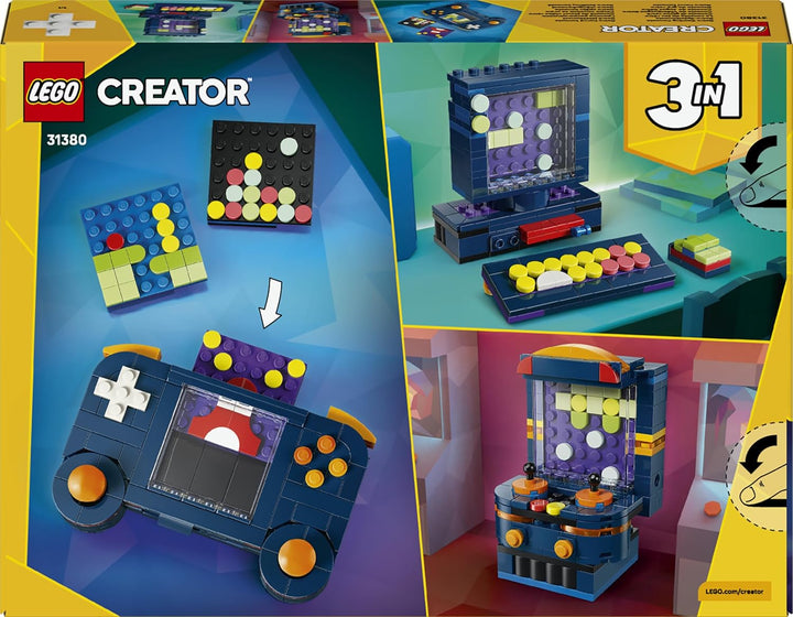 LEGO Creator 3-in-1-Set Retro-Spielkonsole - Kinder Spielzeug & Bauset - Modellbau mit 3 Bauoptionen