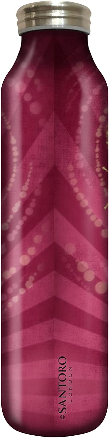 Santoro -1103GJ06 Metallflasche, 600 ml, Gorjuss Fairground Fireworks, 6,5 x 26 x 6,5 cm, mehrfarbig