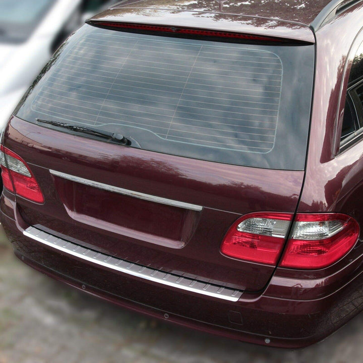 Ladekantenschutz Edelstahl MATT kompatibel für MERCEDES E-KLASSE S211 CLASSIC | 2002-2009 | premium