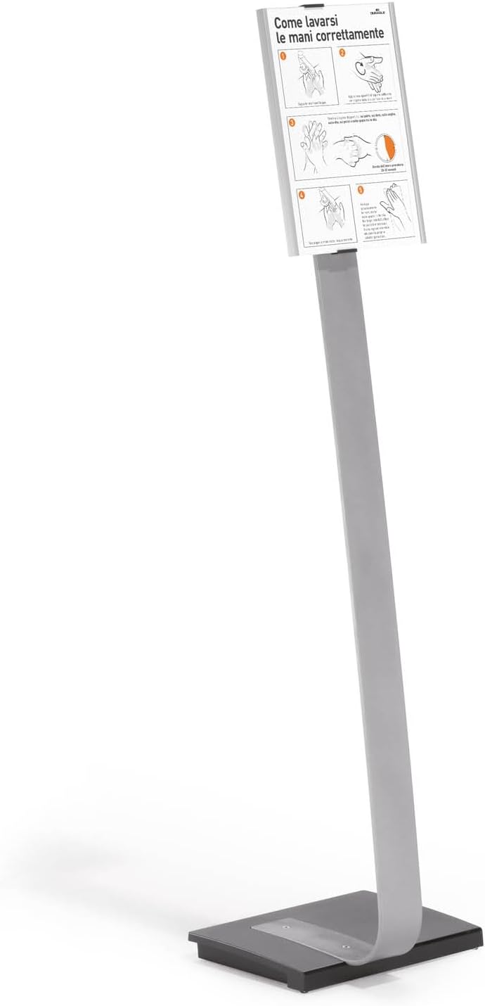 Durable Präsentationsständer Info Sign Stand A4, für Hoch- und Querformat, 481223, A4