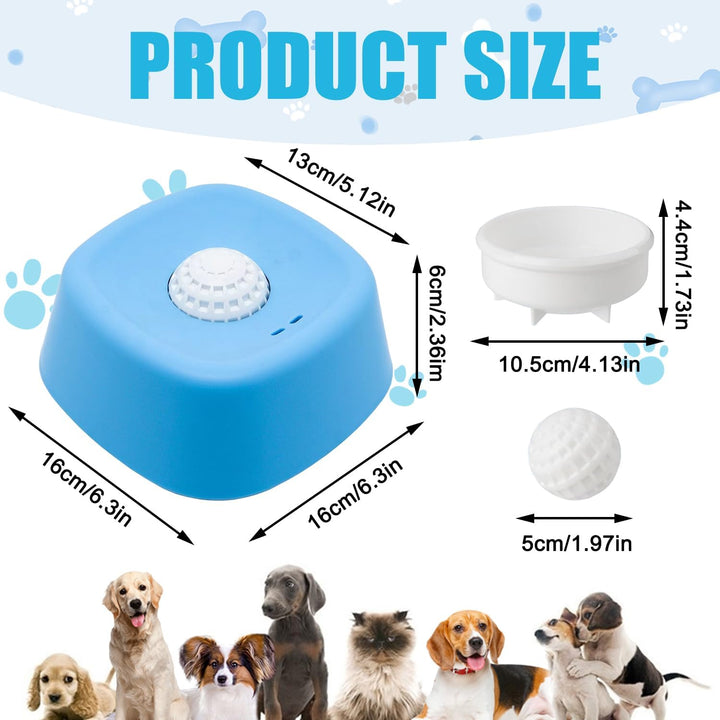 Schleckball Hund, Lick Bowl Für Hunde, Hundelickspielzeug, PP Nassfutter Lick Pad mit Saugnapfbecher