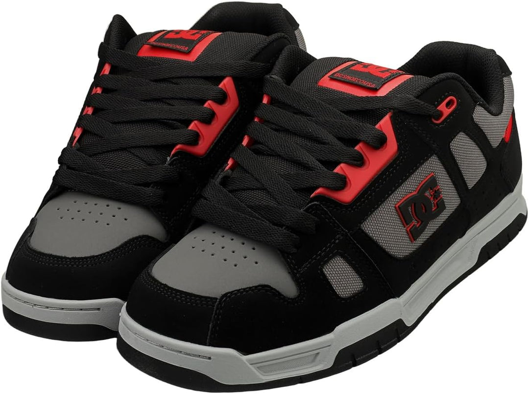 DC Shoes Court Graffik Se, Damen Sneaker 41 EU 009 Black Black Red, 41 EU 009 Black Black Red
