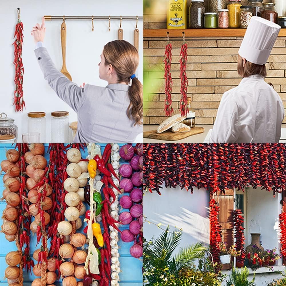 5er-Pack künstliche, lebensechte Gemüse-Simulation, künstlicher Knoblauch, rote Chilischote, künstli