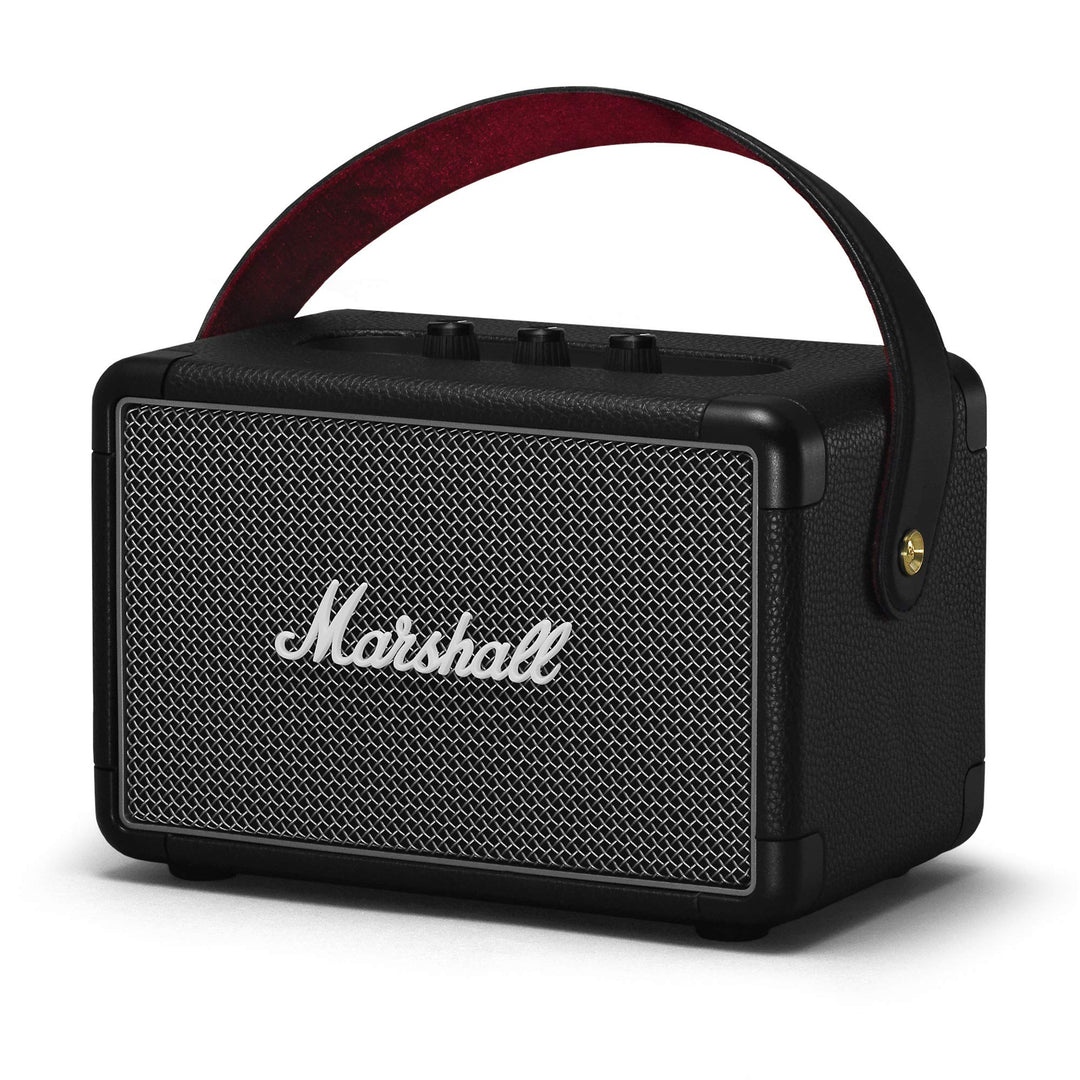 Marshall Kilburn II Bluetooth Tragbarer Lautsprecher, Kabelloser, Wasserabweisend - Schwarz, EU Schw