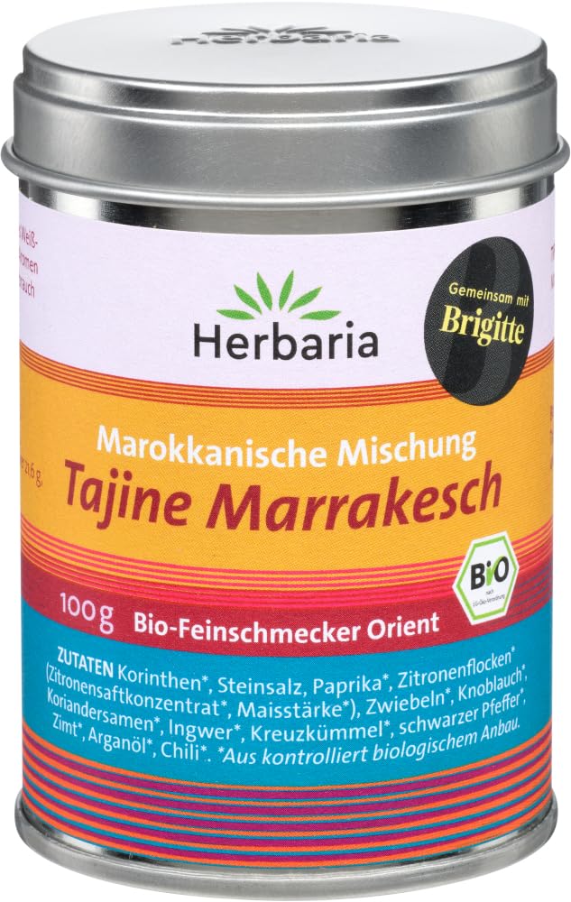 Herbaria Tajine Marrakesch bio M-Dose (2 x 100 gr) 100 g (2er Pack), 100 g (2er Pack)