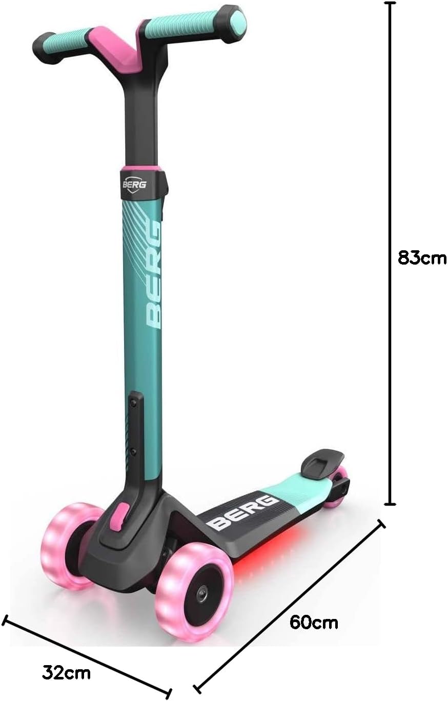 BERG Nexo Kinderroller Kinderscooter faltbar ab 2 Jahre | Höhenverstellbarer Tretroller Scooter | Dr