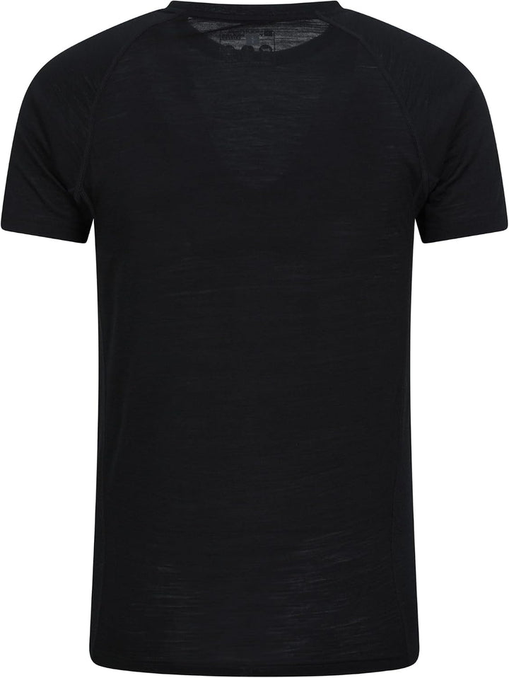 Mountain Warehouse Summit Merino Herren T-Shirt Unterhemd Thermounterwäsche Funktionsunterwäsche Ski