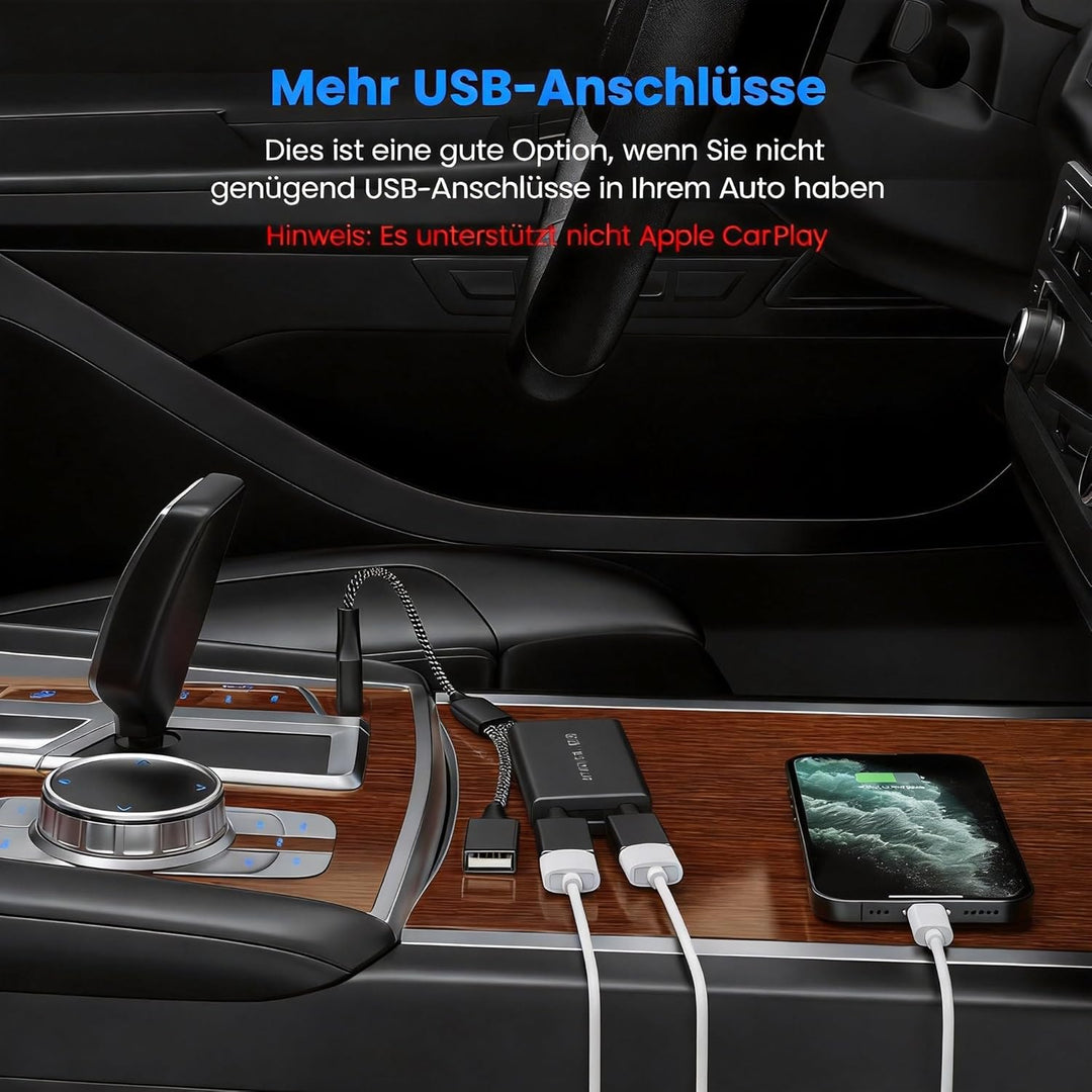 MOGOOD USB Splitter 1 zu 3 USB 2.0 Splitter Ladekabel Netzkabel Verl ngerung Hub Adapter für MacBook