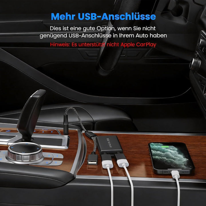 MOGOOD USB Splitter 1 zu 3 USB 2.0 Splitter Ladekabel Netzkabel Verl ngerung Hub Adapter für MacBook