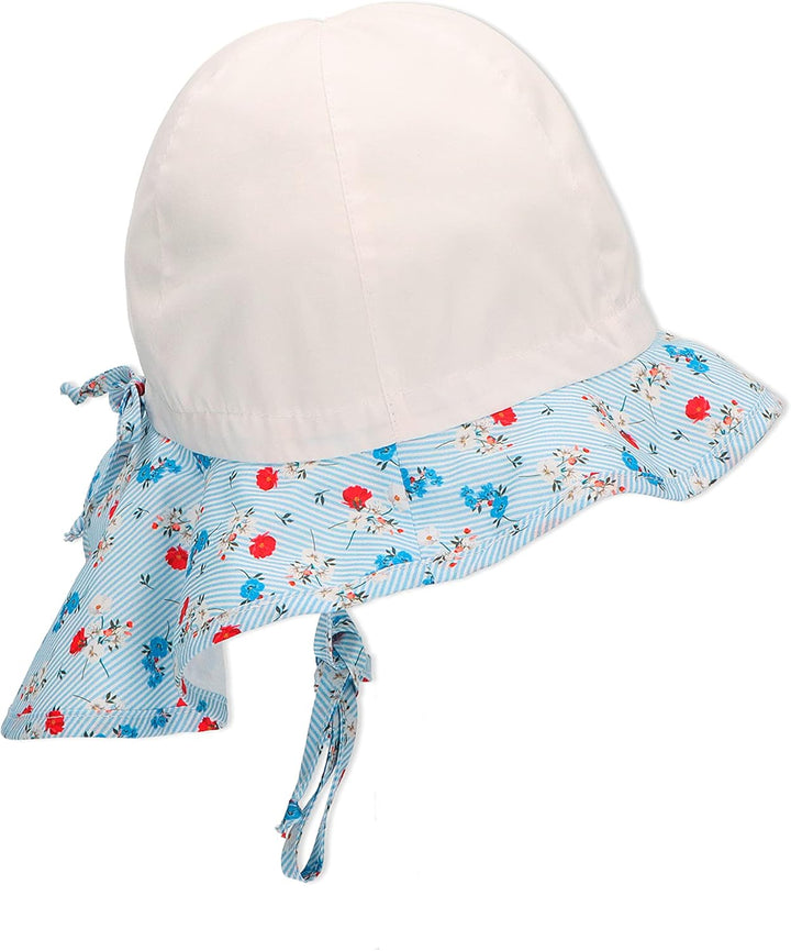 Sterntaler Mädchen Sonnenhut Blumenkranz Hut 53 Weiss, 53 Weiss