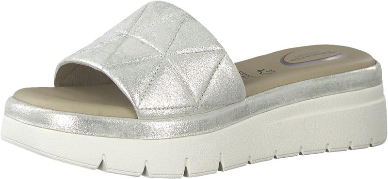 Tamaris Comfort Pantolette 8-8-87205-20 Comfort fit 37 EU Weit Light Gold, 37 EU Weit Light Gold