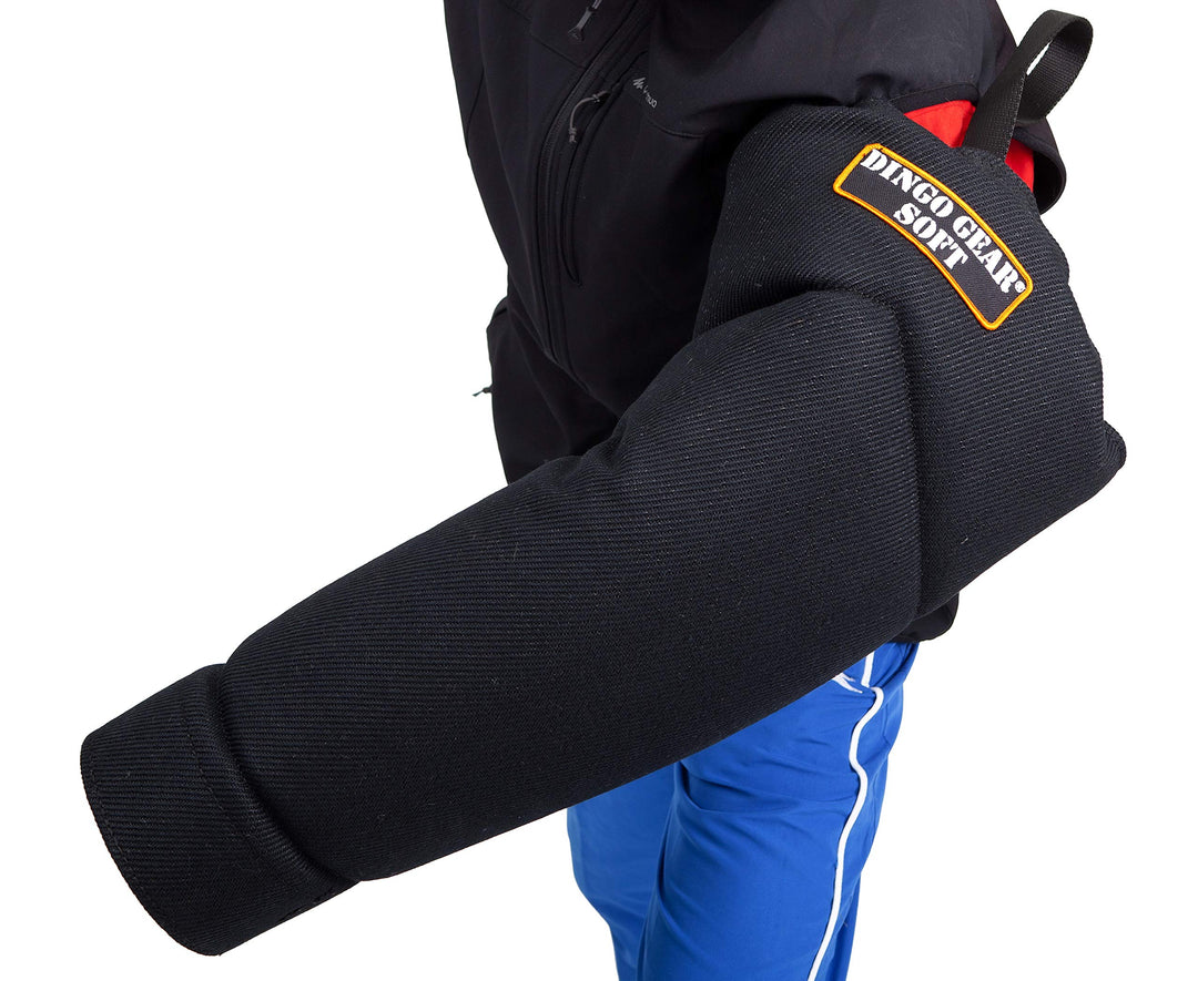 Dingo Gear Schutzarm Extern Soft aus Nylcot Schwarz Bissmanschette Hundeausbildung Hundetraining Bis