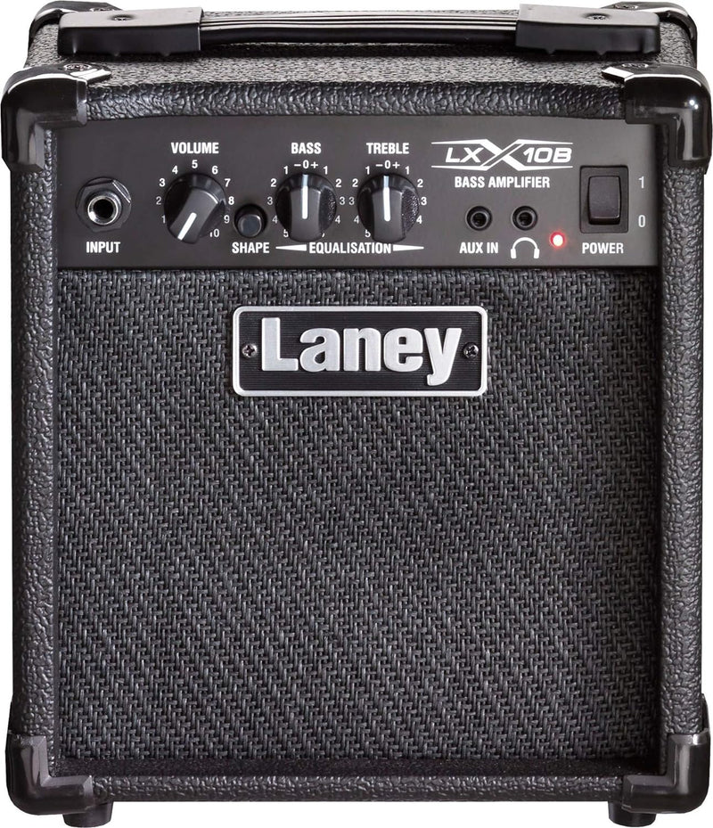 Laney LXB Series LX10B - Bass Guitar Combo Amp - 10W - 5 inch Woofer 10" Black, 10" Black