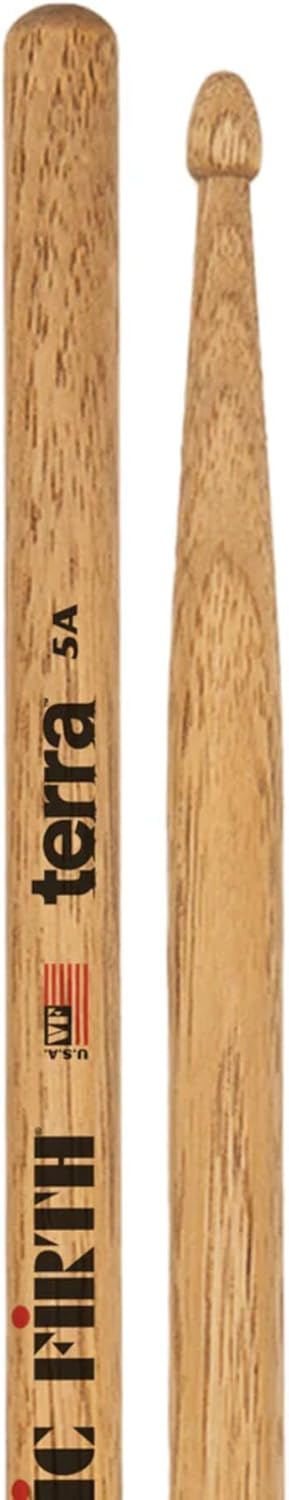 Vic Firth - American Classic® Terra Serie Trommelstöcke 5A - Amerikanisches Hickory – Holzspitze - 4
