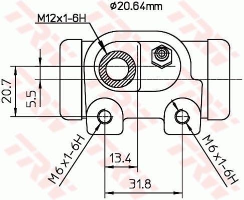TRW GSK1136 Bremsbackensatz