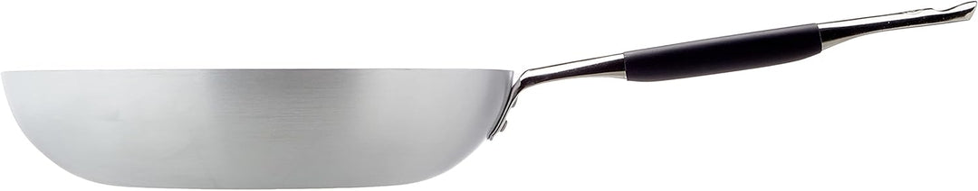 Pentole Agnelli ALSA111BINF28 Hohe Bratpfanne, Aluminium, Silber, 28 cm 28 cm, 28 cm