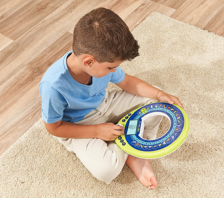 VTech ABC-Blitz – Interaktives, leuchtendes Buchstabenrad zum Lernen von Buchstaben, Lauten und Wört