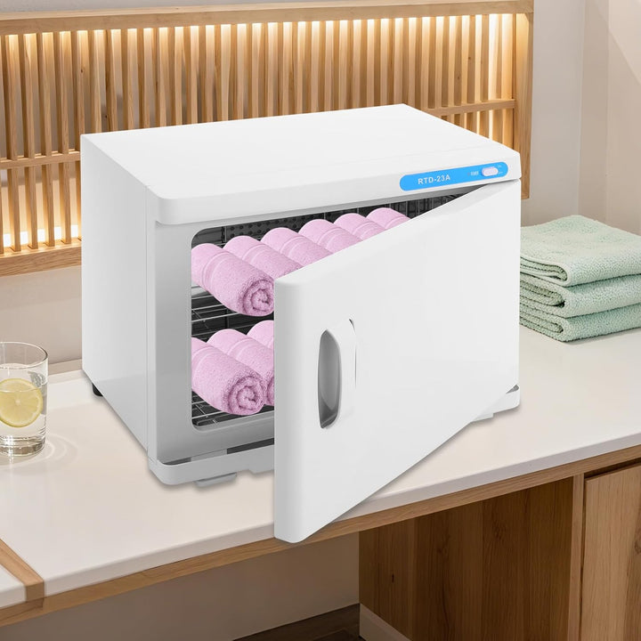 Handtuchwärmer, 200W Handtuchheizschrank, 23L Kapazität (Weiss) | Elektrischer Handtuchwärmer, Edels