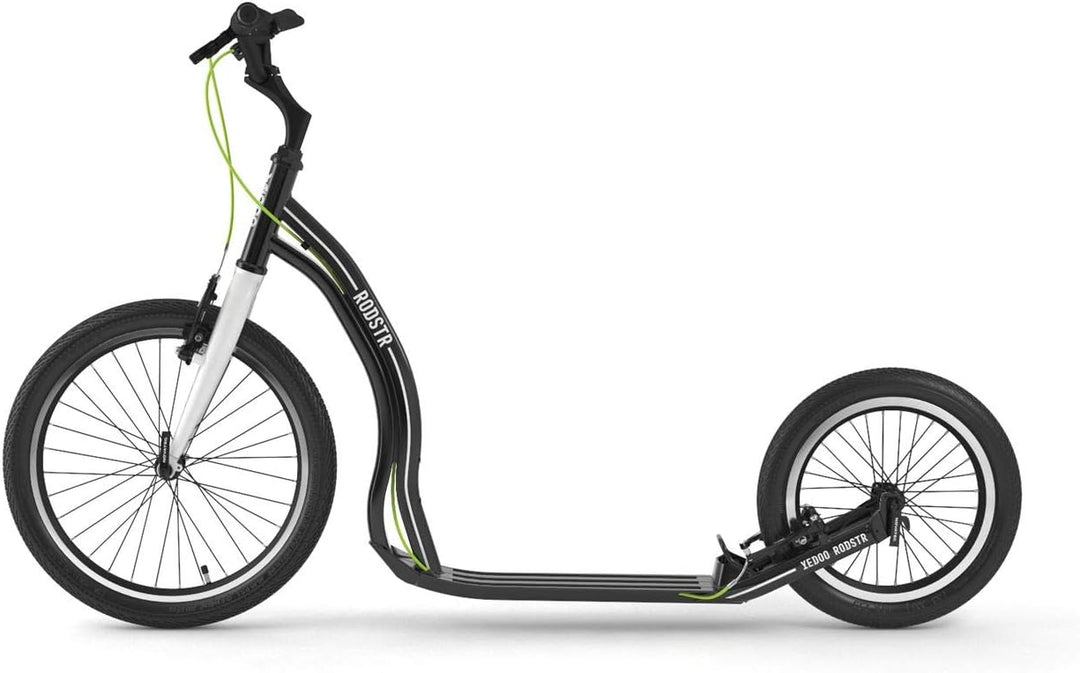 Yedoo Rodstr Tretroller - bis 150 kg, Kickscooter mit Luftreifen 20/16 - Roller Scooter für Erwachse