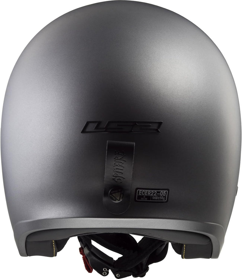 LS2 - Motorradhelm Spitfire MatT Titanium, L