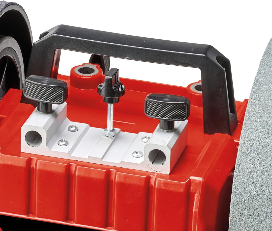 Einhell Nass-Schleifer TC-WG 200 (125 W, rostfreier Wassertank, inkl. Schleifstein, Winkellehre, Uni
