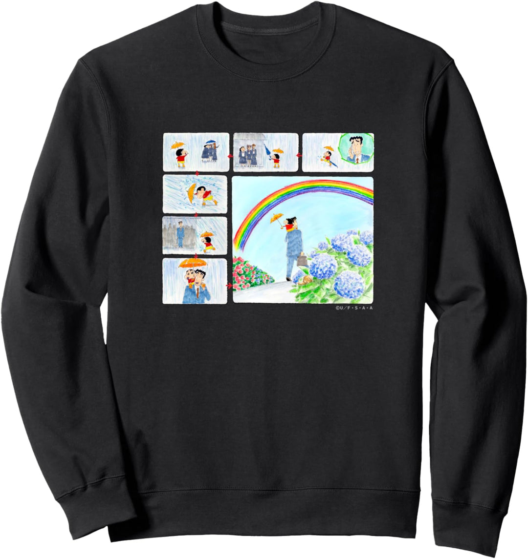 Crayon Shin-chan Shin-Chan und Hiroshi Nasser Tag Sweatshirt
