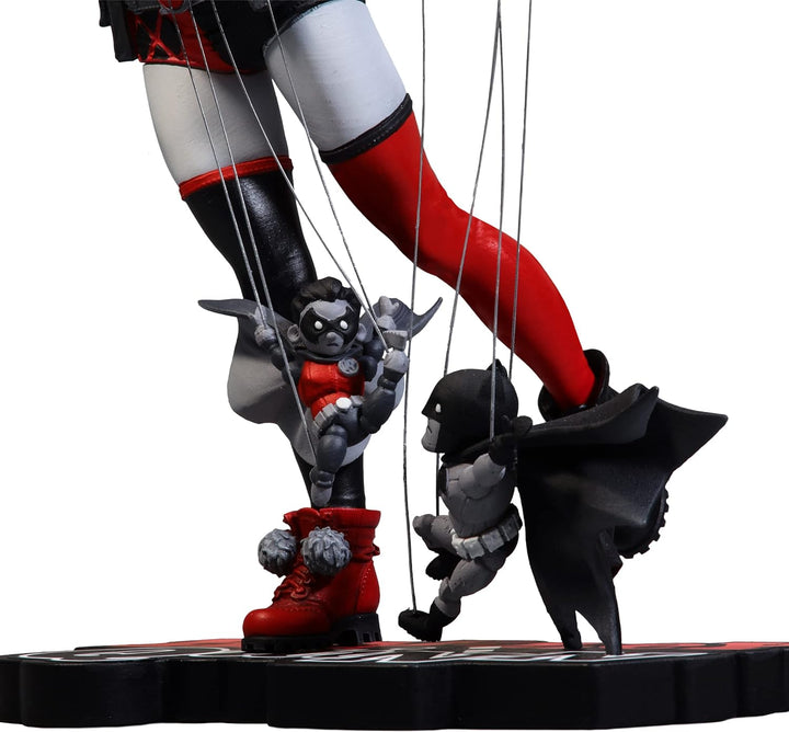 Lansay 63109 Harley Quinn DC – Statue aus Kunstharz – The Joker by Guillem March – Comic-Figuren – a
