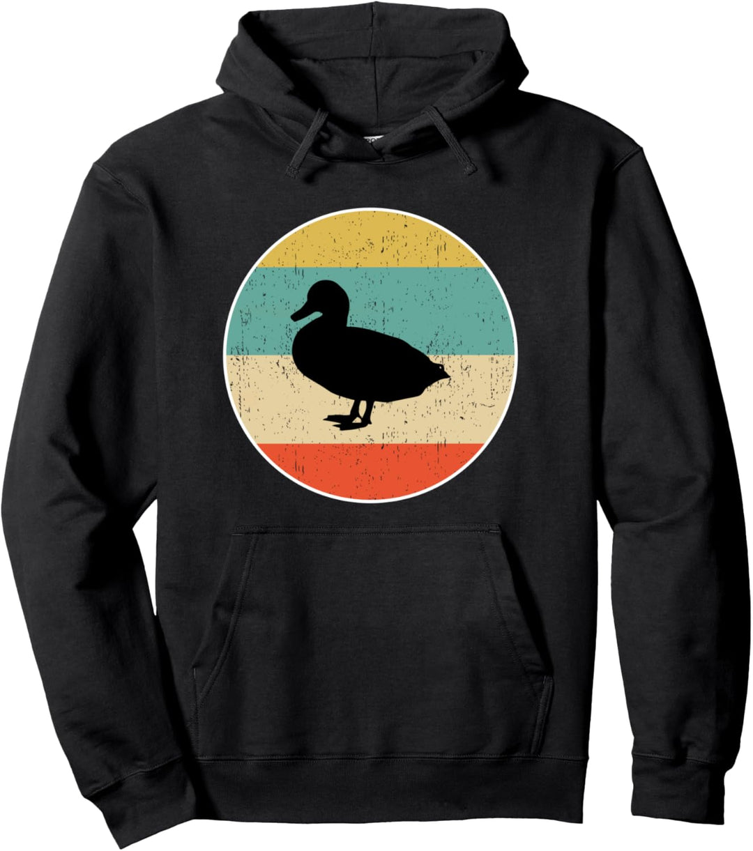 Enten Retro Geschenk Pullover Hoodie