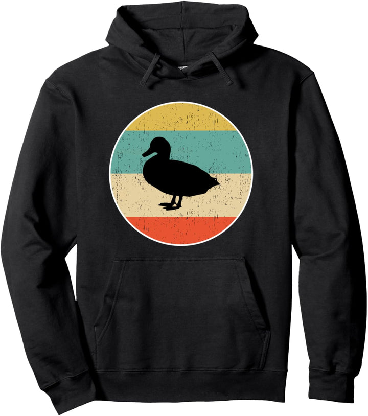Enten Retro Geschenk Pullover Hoodie