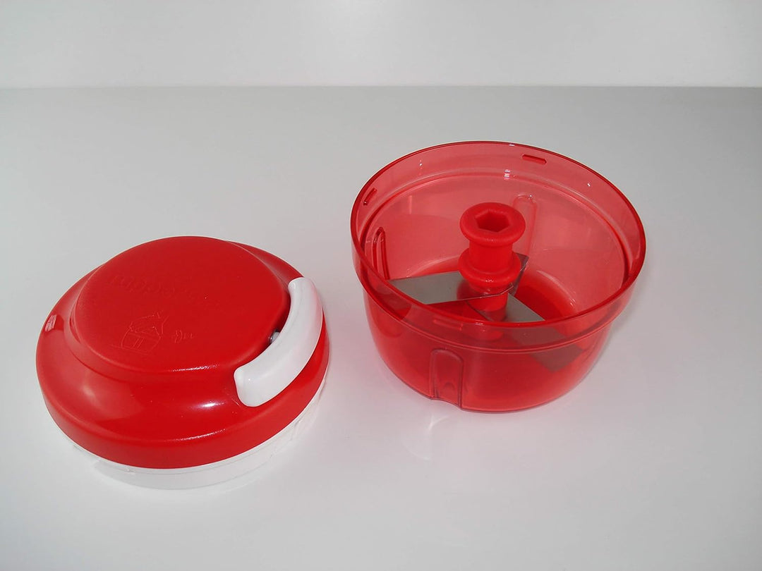 TUPPERWARE Turbo-Chef Zwiebelschneider Chef Speedy Boy rot 10124