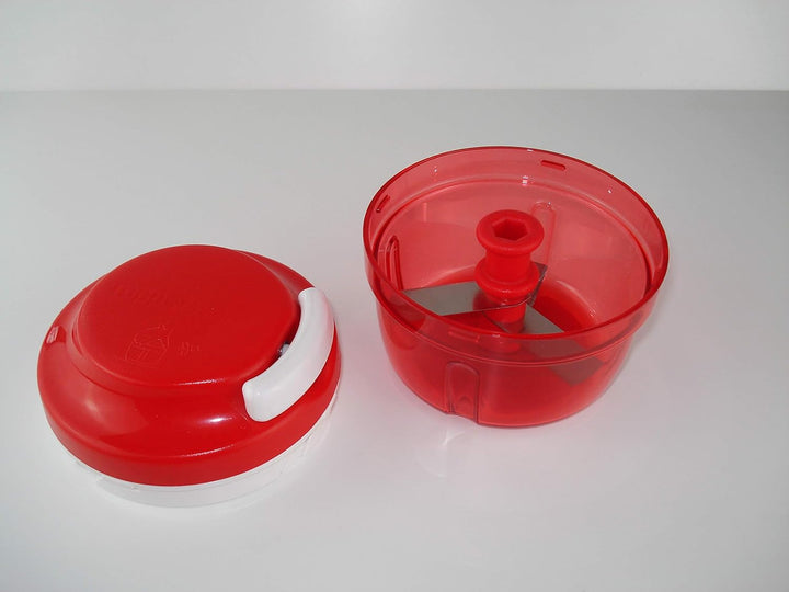TUPPERWARE Turbo-Chef Zwiebelschneider Chef Speedy Boy rot 10124