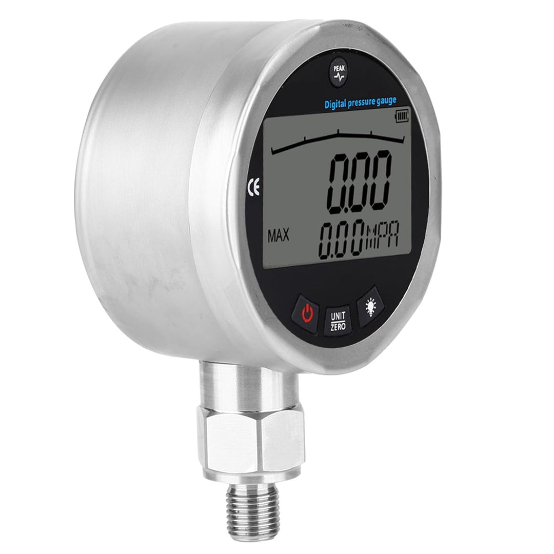 YWBL-WH Digitales Manometer, Digitales Hydraulikmanometer 400BAR 0-40Mpa 5800PSI HG-806XB mit G1/4 A