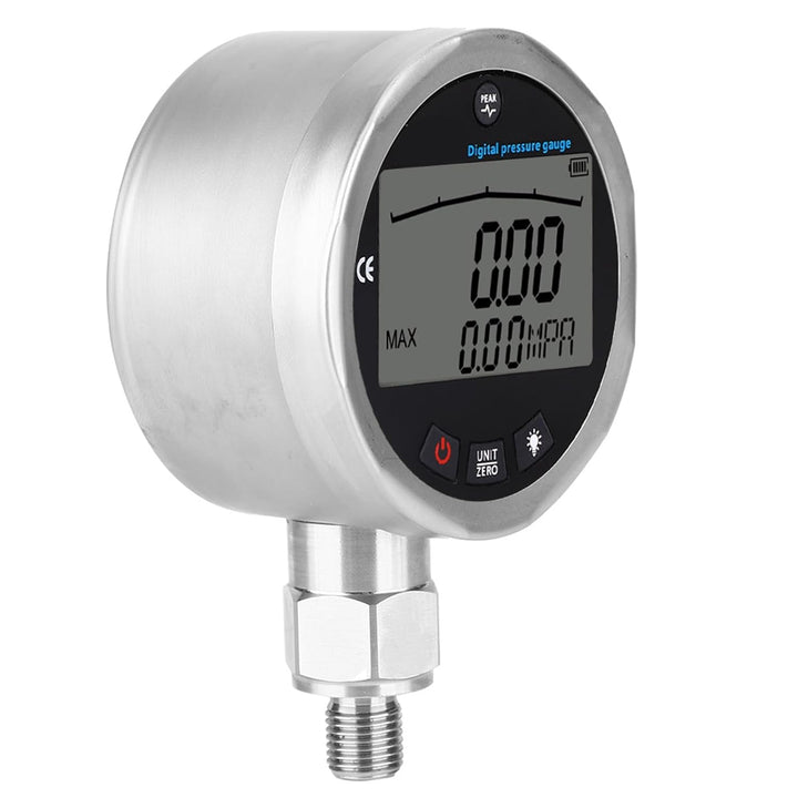 YWBL-WH Digitales Manometer, Digitales Hydraulikmanometer 400BAR 0-40Mpa 5800PSI HG-806XB mit G1/4 A