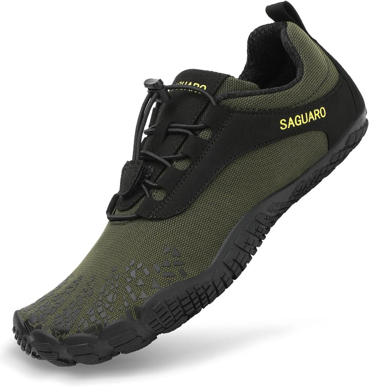 SAGUARO Barfussschuhe Herren Minimalistische Traillaufschuhe Damen Laufschuhe Outdoor Sport Fitnesss