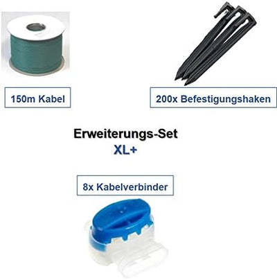 Genisys Erweiterung Set XL+ kompatibel mit Bosch Indego ® 350 400 800 Connect Kabel Haken Verbinder