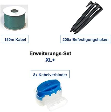 Genisys Erweiterung Set XL+ kompatibel mit Bosch Indego ® 350 400 800 Connect Kabel Haken Verbinder