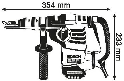 Bosch Professional Bohrhammer GBH 3-28 DFR (inkl. Maschinentuch, Schnellwechselbohrfutter 13mm, Wech