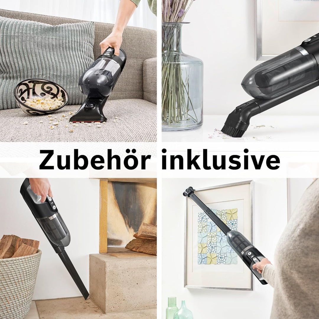 Bosch Akku-Staubsauger Flexxo 2in1 Serie 4 BBH32101, kabelloser Handstaubsauger, beutellos, hohe Sau