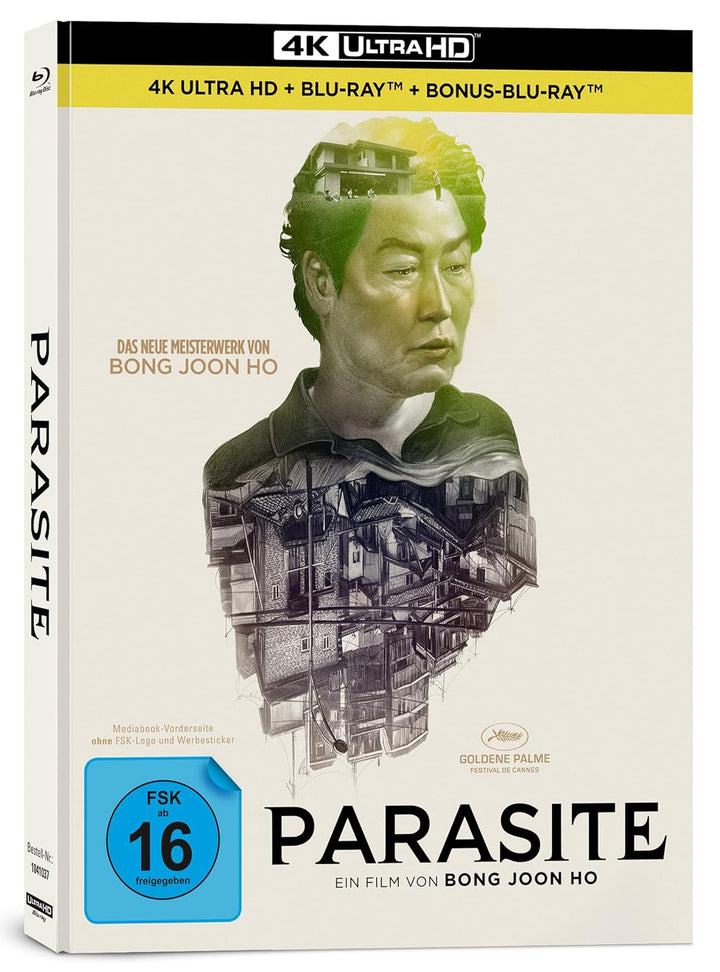 Parasite (Mediabook B, 4K Ultra-HD, Blu-ray, Bonus-Blu-ray), 4K