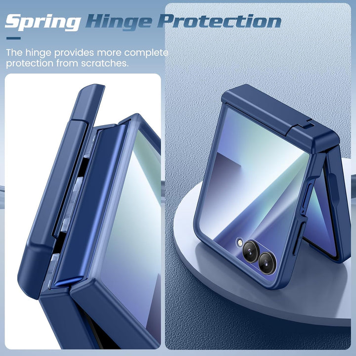 Doeshine für Samsung Galaxy Z Flip 7 Hülle [Not für Flip 7FE] mit Mag-Safe, Ständer und Displayschut