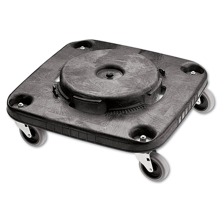 Rubbermaid Commercial Products FG353000BLA Eckiger BRUTE Rollwagen, schwarz, 6-1/4 in H W X 17-1/4 i