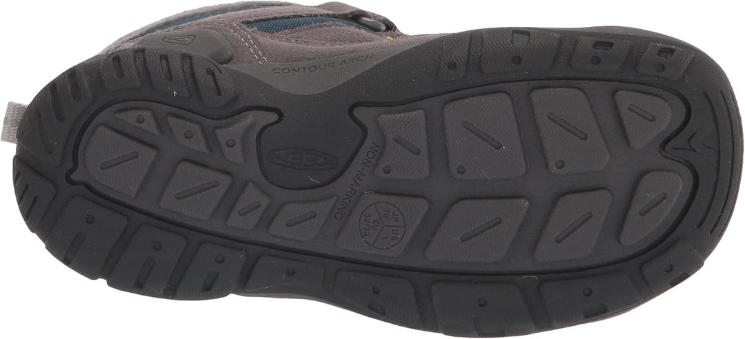 KEEN Unisex Kinder Knotch Chukka-Stiefel 19 EU Steel Grey Blue Wing Teal, 19 EU Steel Grey Blue Wing