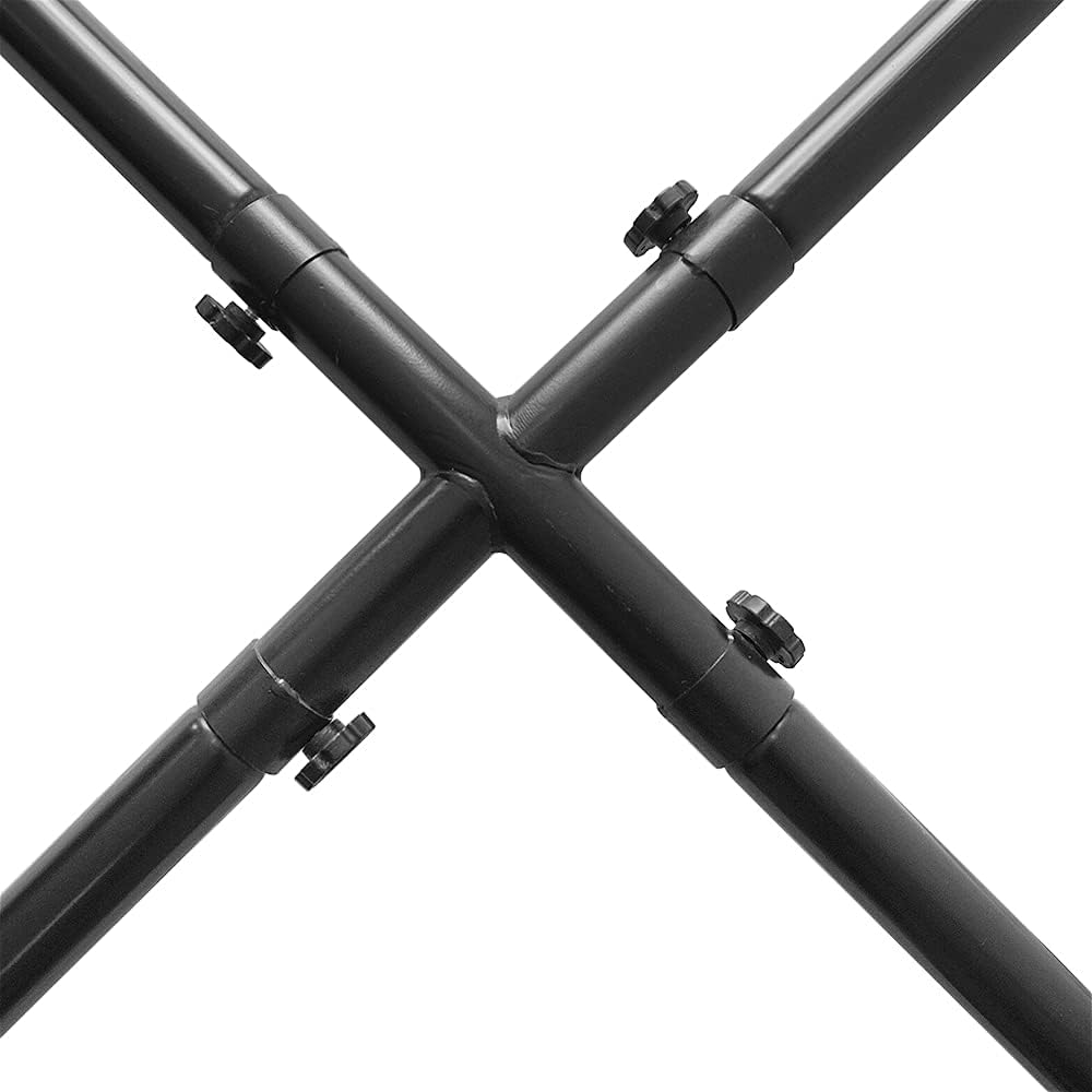 XUANYU Hängesesselgestell aus Stahl Hängestuhlgestell Höhe 214 cm Hängesessel Ständer Schwarz Univer