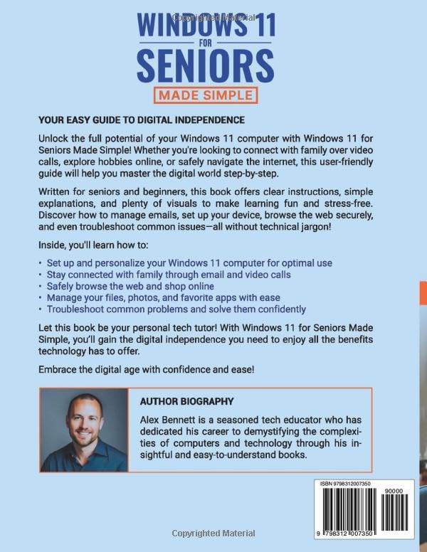 Windows 11 for Seniors Made Simple: Your Visual Guide to Digital Independence: Enjoy Easy Video Call
