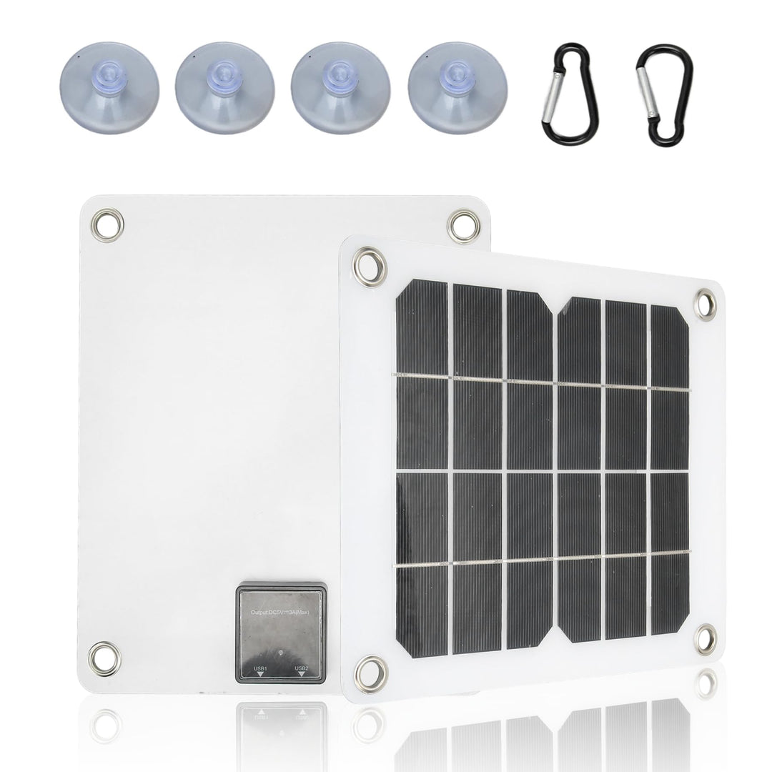 5V 20W Monokristallines Solarpanel, Wasserdichtes Tragbares Solarpanel, USB-Solarpanel-Lademodul für