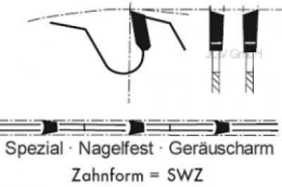 HM Kreissägeblatt 600 x 30 Z= 78 SWZ SUPER nagelfest Sägeblatt 600mm für Bauholz Naturholz Brennholz