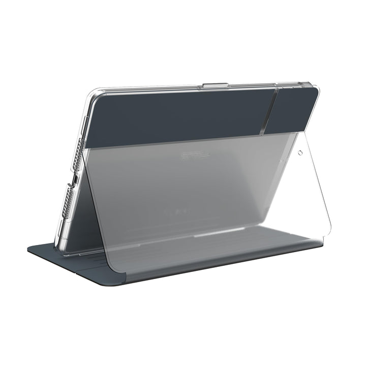SPECK Schutzhülle/-Cover 'Balance Folio' mit Standfunktion für Apple iPad (2019), Grau/Klar, Grau/Kl