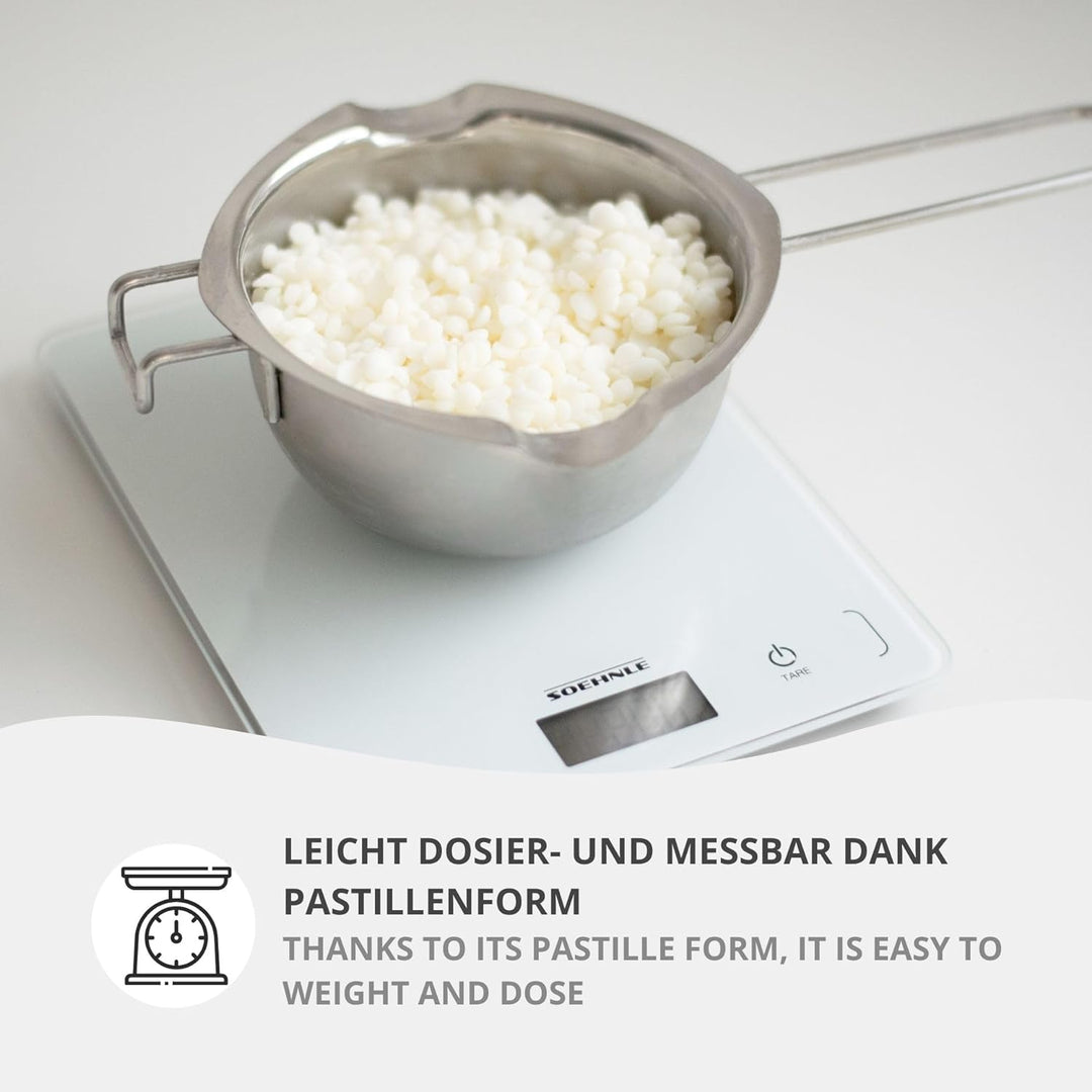 Sojawachs für Kerzen 20kg Pastillen NatureWax® C-310 Kerzen giessen Naturwachs