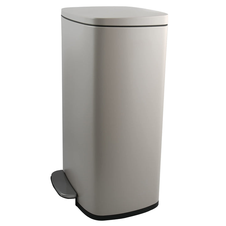 Spirella Mülleimer, Abfalleimer, Treteimer für die Küche, 50 Liter, Softclose, Inneneimer aus Kunsts