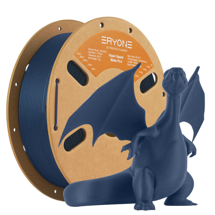 ERYONE High Speed Matte Filament PLA 1.75mm +/- 0.03mm, 3D Printing PLA Pro Filament Fit Most FDM Pr